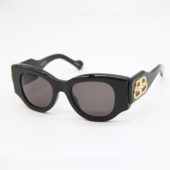 NEW BB0070S 006 NEW COLLECTION BLACK WOMEN BALENCIAGA SUNGLASSES BB0070S - Picture 5 of 14